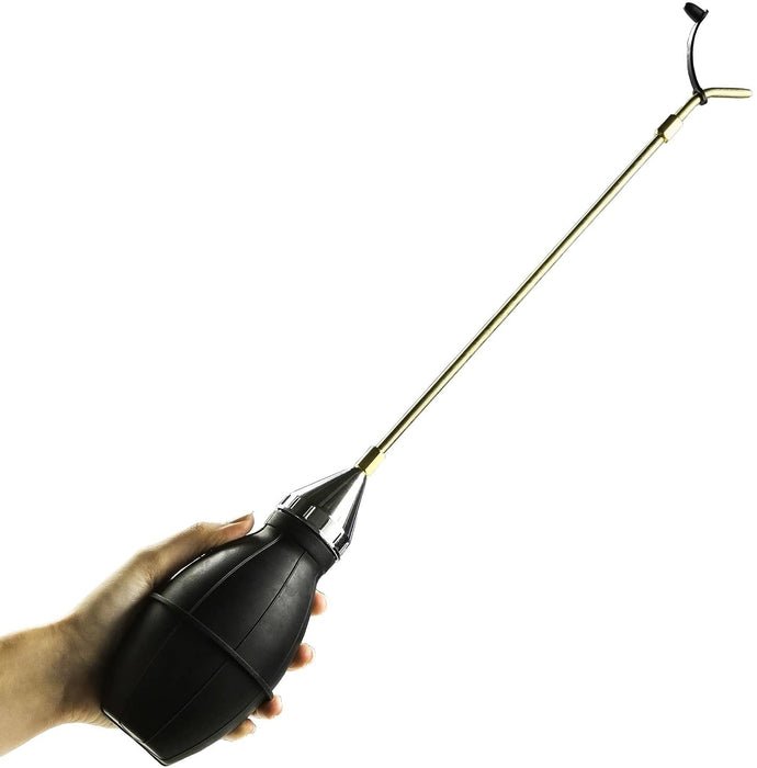 Handheld 12" Bulb Duster Pesticide Sprayer, Weed Sprayer and Pump Sprayer with Extendable Applicator