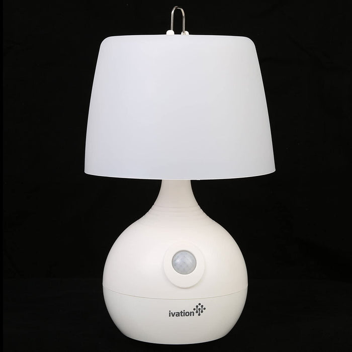 12-LED Battery Powered Lamp, Motion Sensing Table Lamp w/Dual Color Range