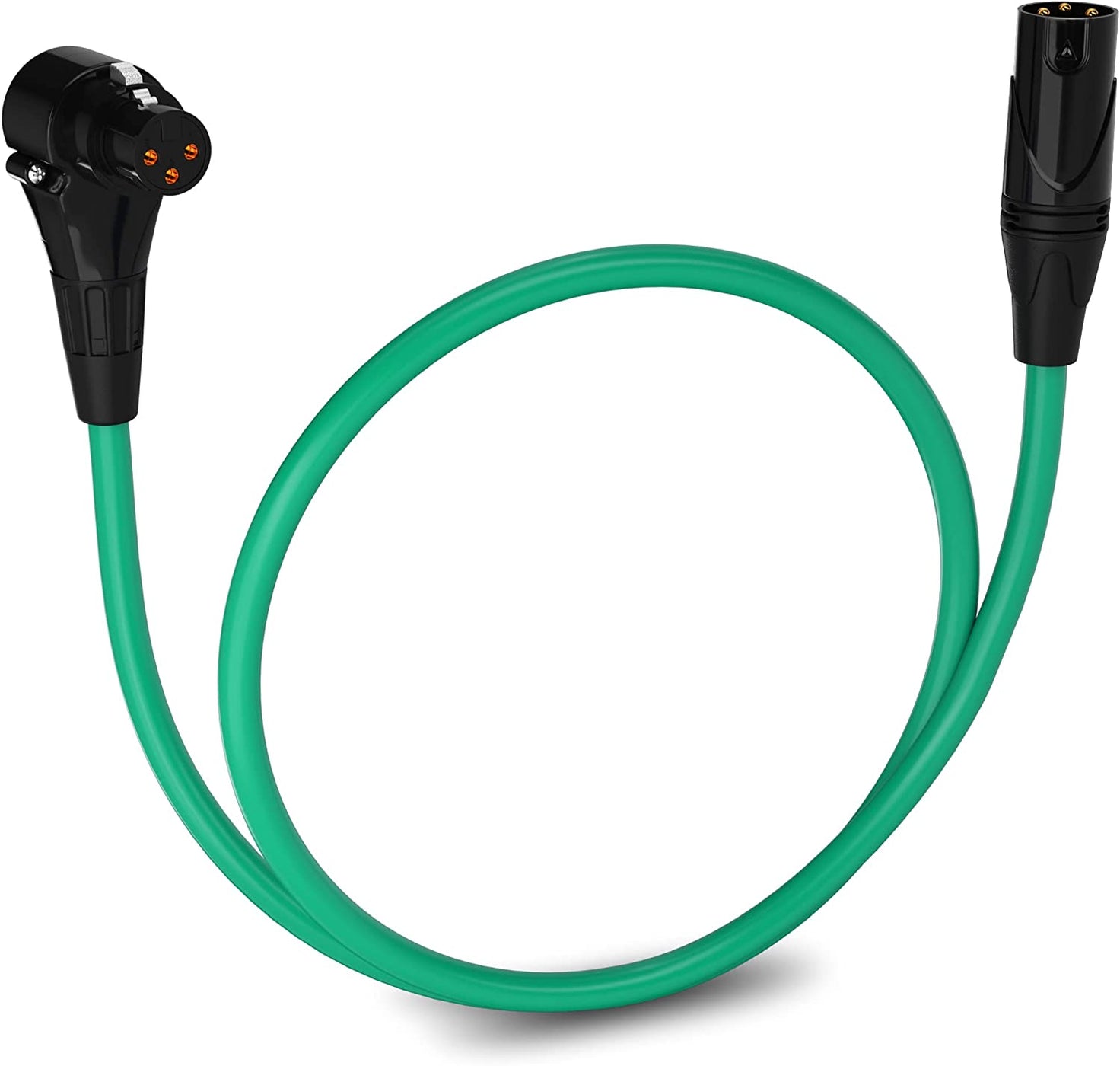 XLR Angled Microphone Cable – 3-Pin Mic Cable for Pro Audio — SkyMall
