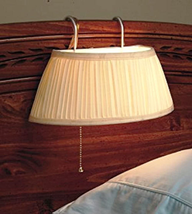 Headboard Lamp, White, Single
