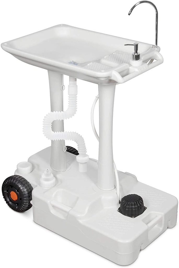 XL Portable Sink, Outdoor Sink Hand Washing Station, (30L)Water