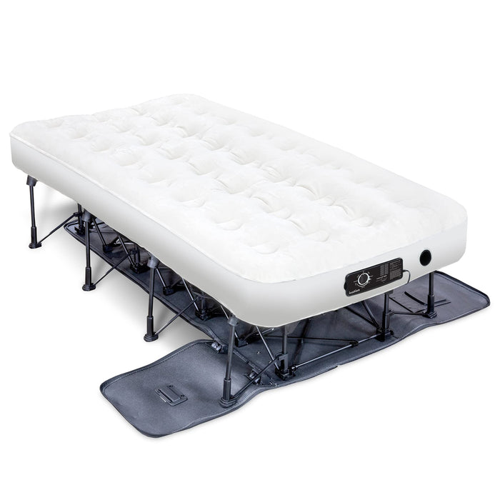 EZ-Bed Twin Size, Air Mattress with Built in Pump, Deflate Defender Technology Inflatable Mattress