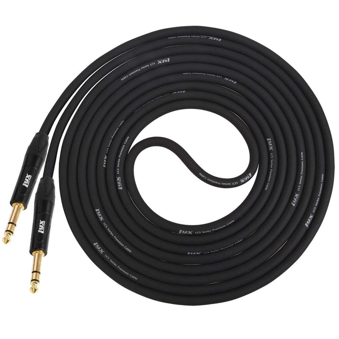Premium ¼” TRS to ¼” TRS Balanced Cable Male to Male Connector, 50 feet