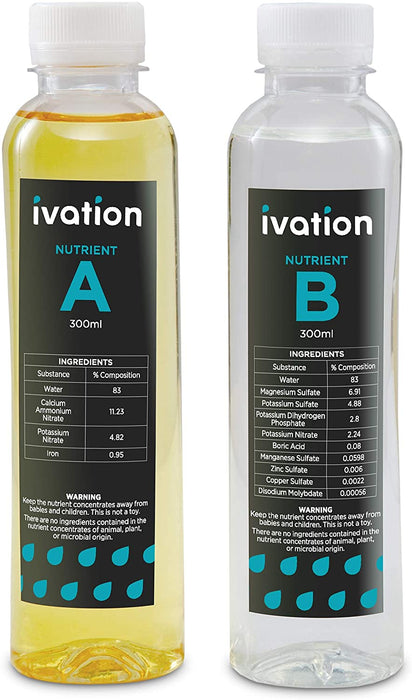 Nutrients A&B for IVAHG20 Indoor Herb Grower