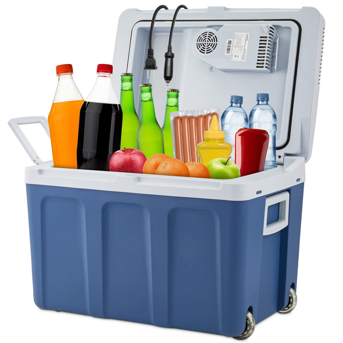 45 L Electric Cooler & Warmer, Portable Cooler with Handle, for Cars, Vehicles, Camping & Travel