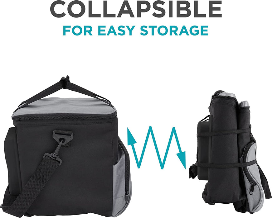Portable Electric Cooler Bag, 15L Thermoelectric Portable Cooler