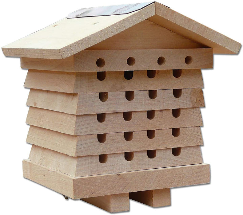 Mason and Leafcutter Cedar Solitary Bee House
