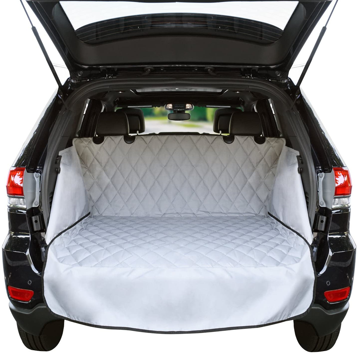 Cargo Liner for SUV's and Cars, Dog Seat Cover For Back Seat w/ Side W — SkyMall