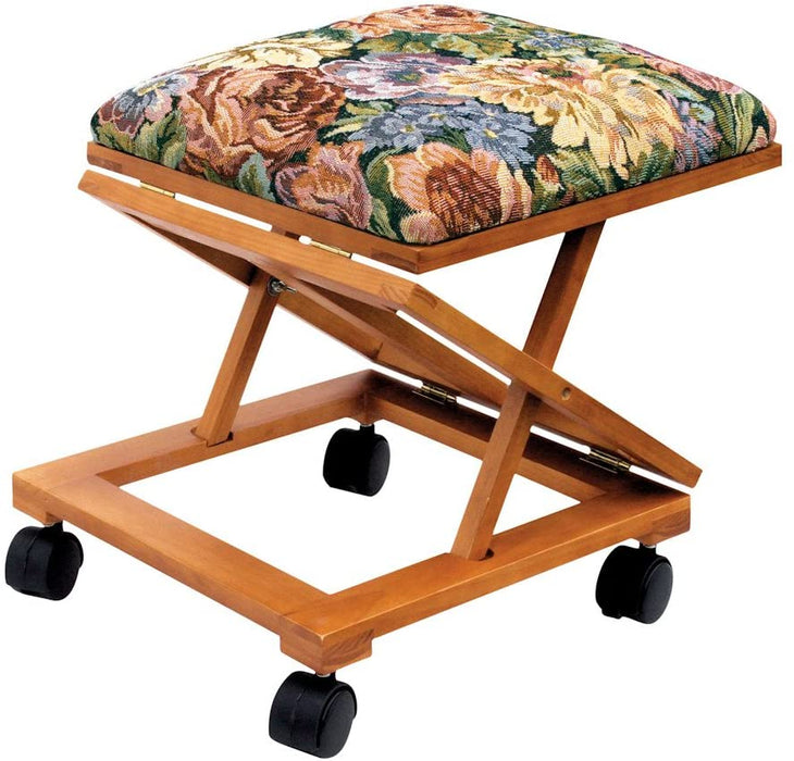 Footrest Adjustable Fold-A-Way Tapestry