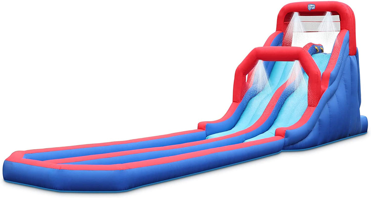 Inflatable Water Slide With Climbing Wall Dual Slides SkyMall inflatable-water-slide-with-climbing-wall-dual-slides-skymall