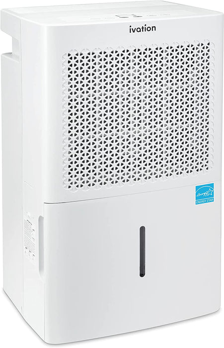 4500 Sq. Ft Energy Star Dehumidifier with Drain Hose & Pump, Large Capacity Compressor for Big Rooms