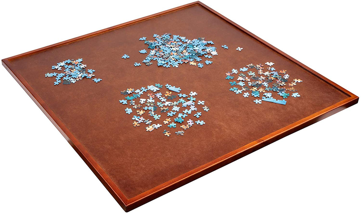 1500 Piece Puzzle Board, 35” x 35” Wooden Jigsaw Puzzle Table w/ 360° Rotation