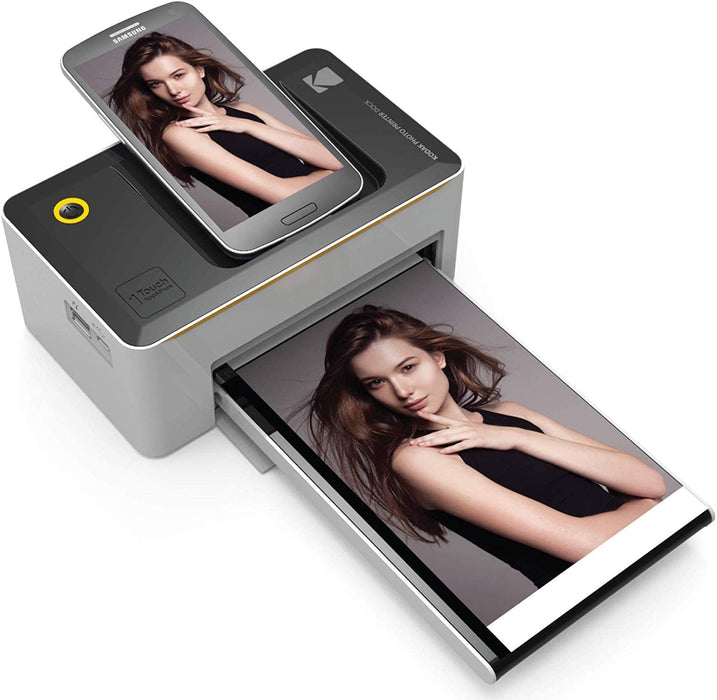 Dock & Wi-Fi Portable 4x6” Instant Photo Printer, Premium Quality Full Color Prints - Compatible w/iOS & Android Devices