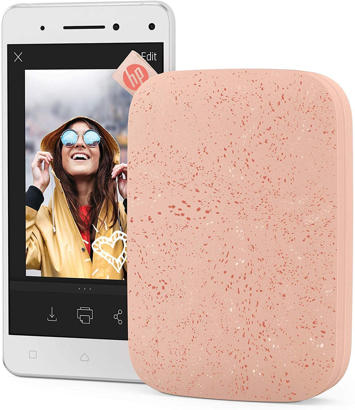 HP Sprocket Portable 2x3'' Instant Photo Printer (Lilac) - Prints From iOS or Android Devices in the Printers department at HP Sprocket Portable 2x3'' Instant Photo Printer (Lilac) - Prints From iOS or Android Devices in the Printers department at
