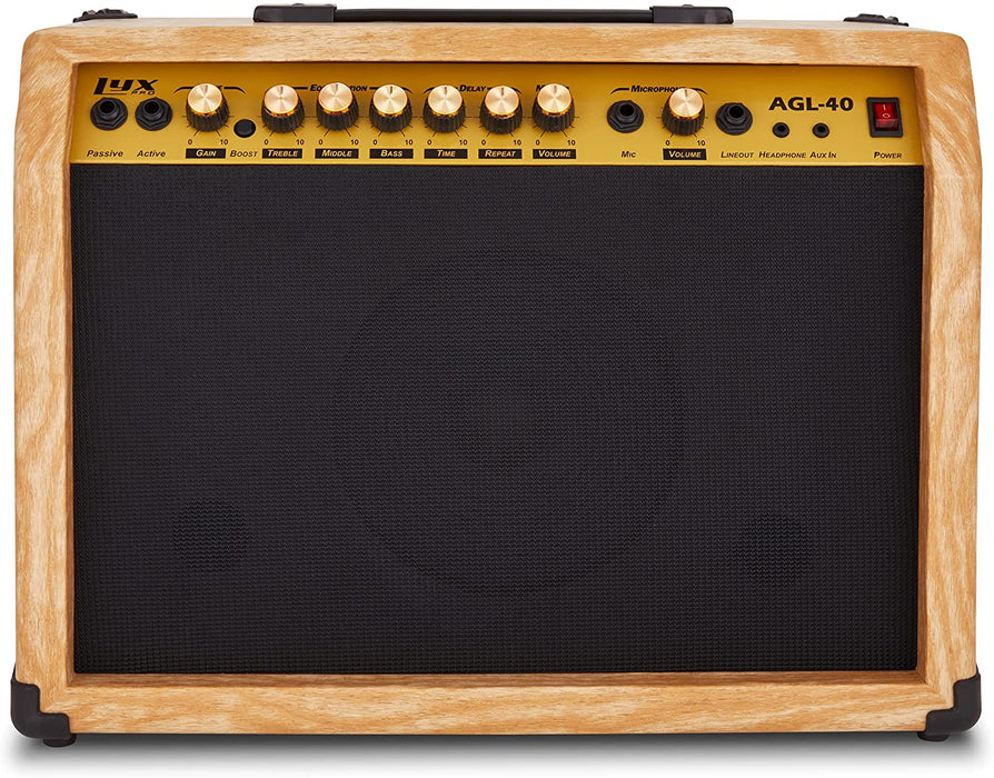 Electric Guitar Amplifier with Built-In Speaker - 40 Watt