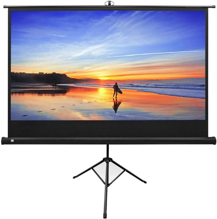 Projection Screen 80ʺ with Tripod Stand & Carrying Bag