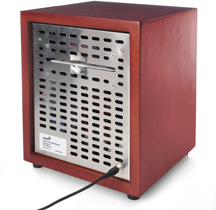 Ozone Generator Machine, Air Purifier, Ionizer & Deodorizer - Purifies Up to 3,500 Sq/Ft, Cherry