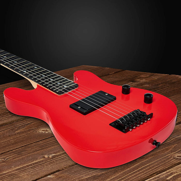 30” Electric Guitar & Electric Guitar Accessories With Amp for Kids, Red