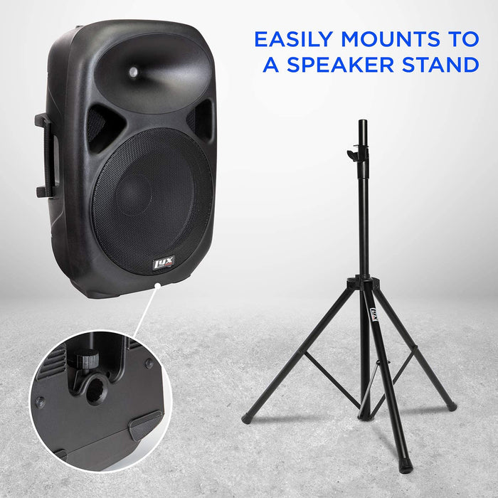 15'' Active PA Rechargeable Battery Speaker System , Equalizer , Bluetooth Connection & More