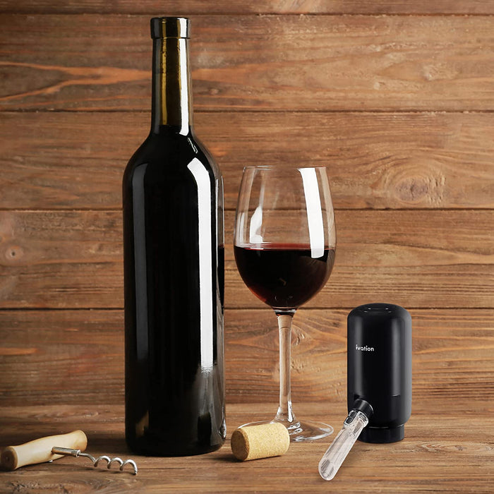 Wine Aerator and Dispenser Spout, Electric Wine Pourer and Stopper
