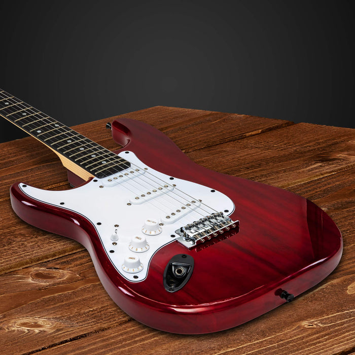 39” Left Handed Stratocaster CS Series Electric Guitar & Electric Guitar Accessories - Red