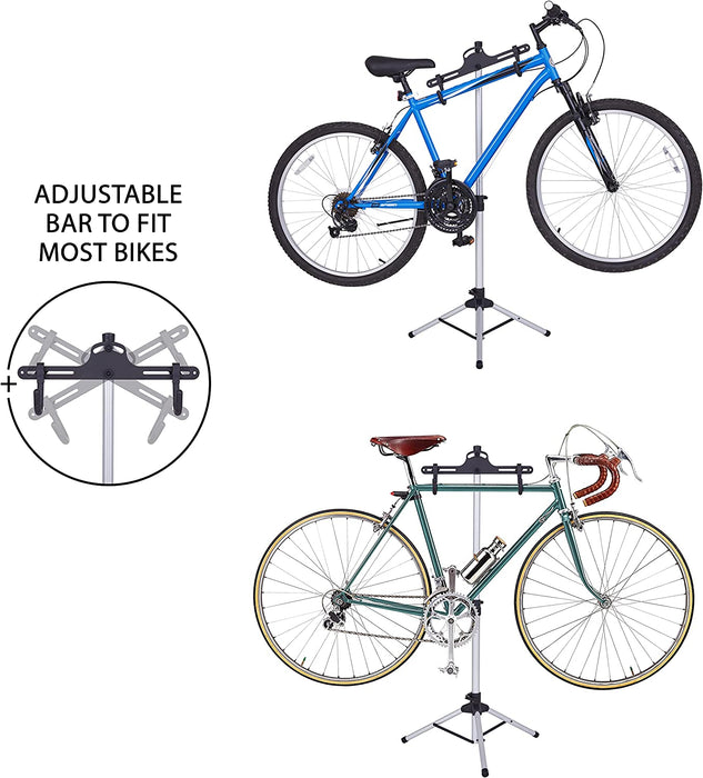Freestanding & Foldable Design, Adjustable Bike Storage Rack — SkyMall