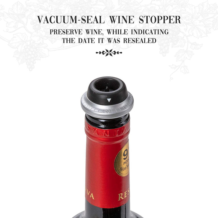 Electric Wine Opener, 7-Piece Wine Gift Set, Electric Bottle Opener, Wine Aerator Pourer