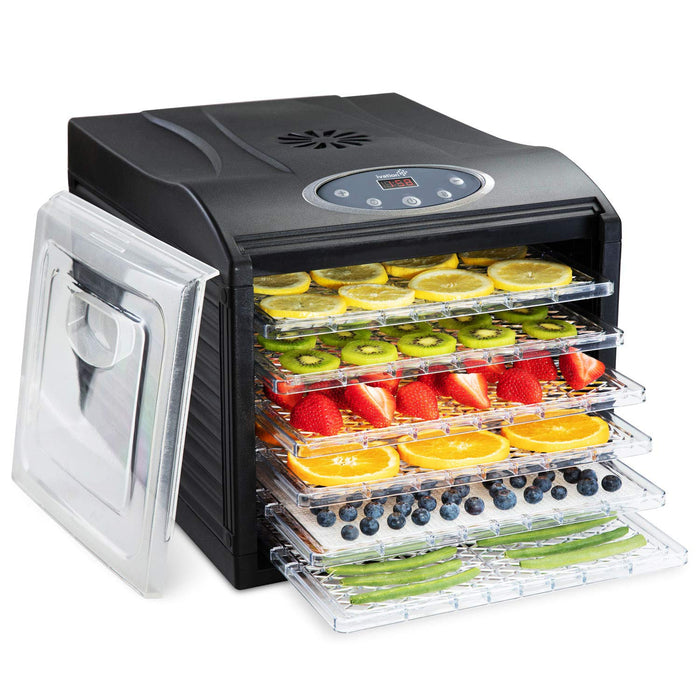 6 Tray Digital Food Dehydrator, Dehydrator Machine with Temperature Settings and Shutoff Timer