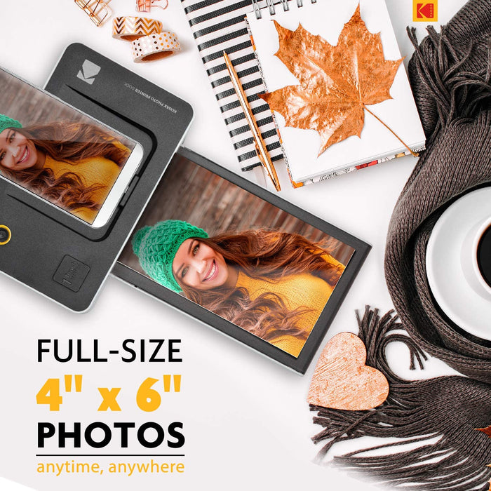 Dock & Wi-Fi Portable 4x6” Instant Photo Printer, Premium Quality Full Color Prints - Compatible w/iOS & Android Devices