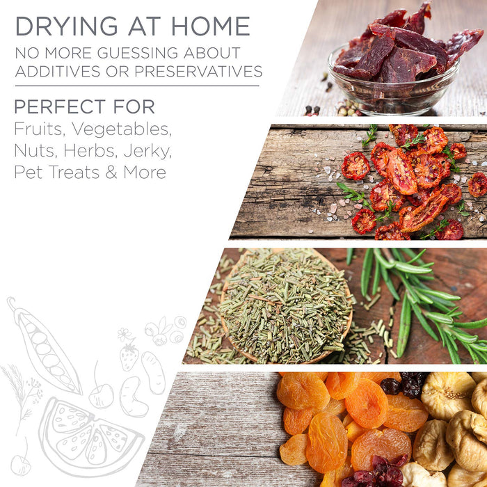 6 Tray Digital Food Dehydrator, Dehydrator Machine with Temperature Settings and Shutoff Timer