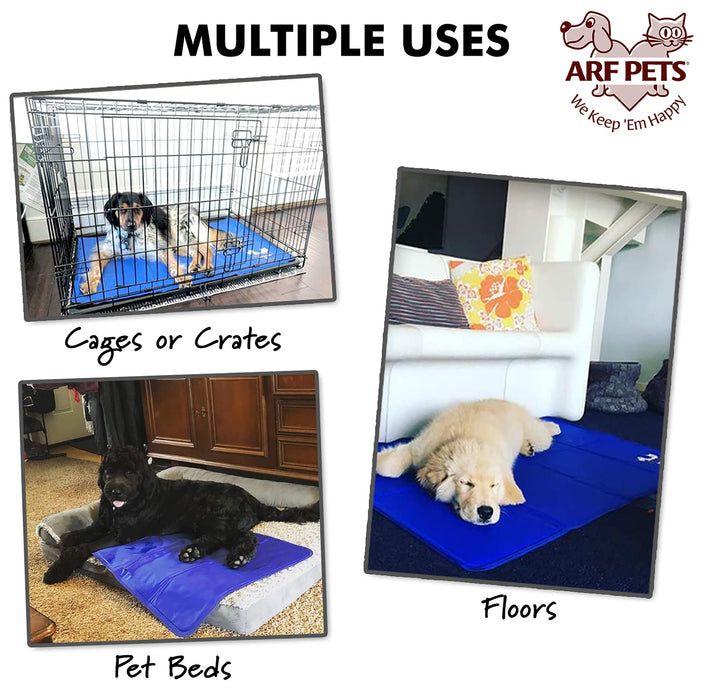 Pet Dog Self Cooling Mat Pad for Kennels, Crates and Beds - 27x43