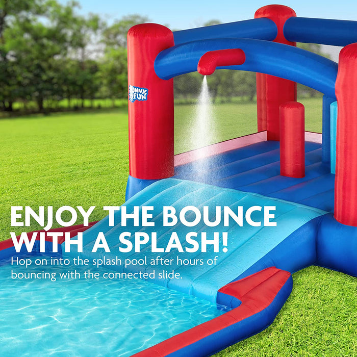 Inflatable Water Slide, Blow up Pool & Bounce House, Kids Water Park