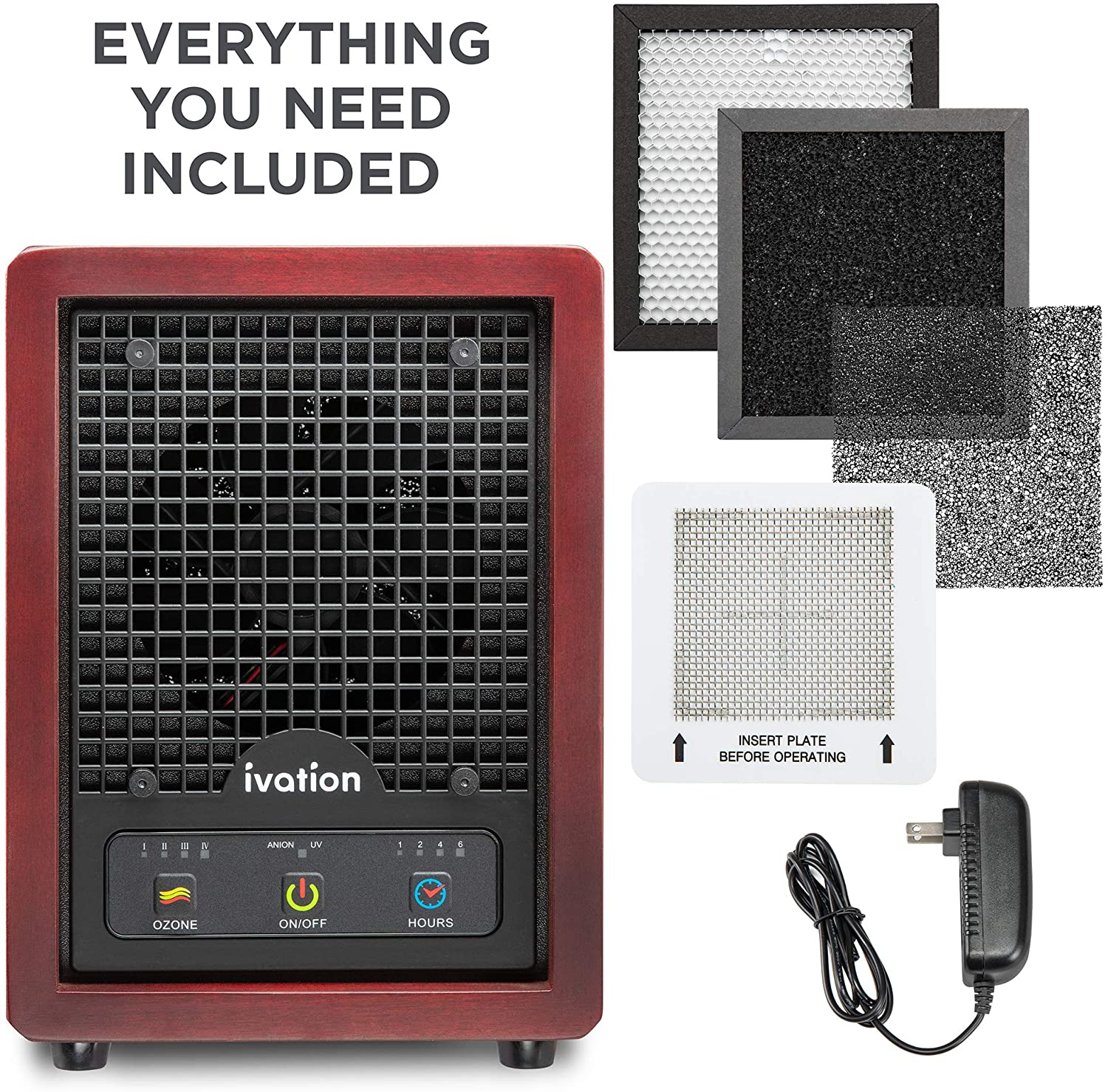 5 in 1 Air Purifier Ozone Generator Machine Ionizer