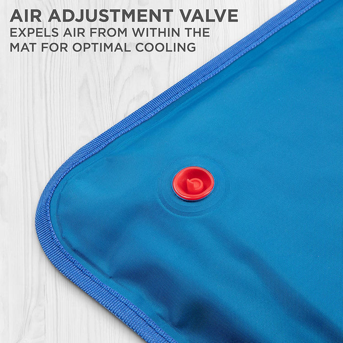 Dog Cooling Mat, 44" x 32" Dog Mat for Travel, Foam Base Cooling Pad for Pet Bed