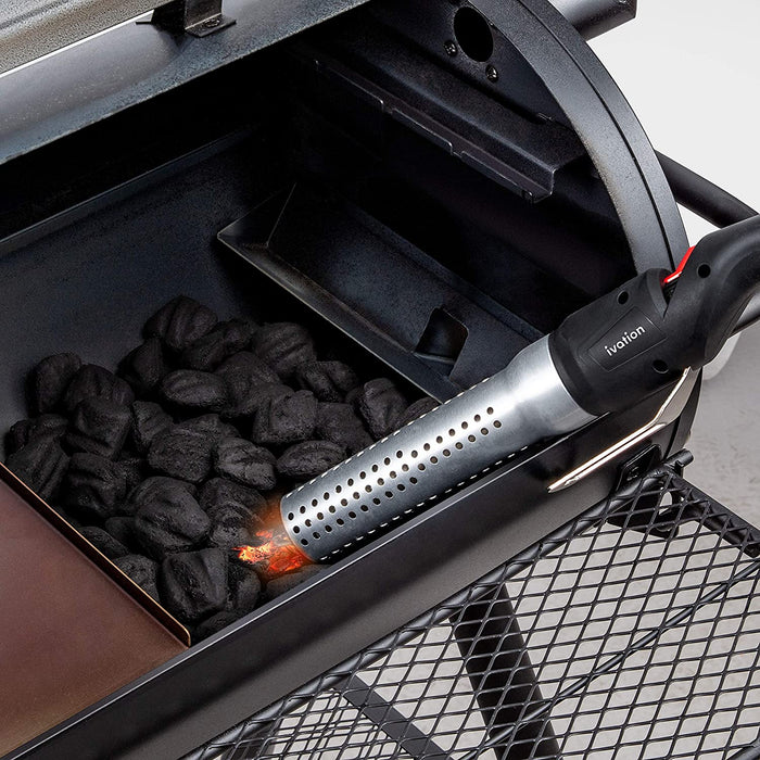 Electric Charcoal Starter, Electric Charcoal Lighter with Built-in Blower