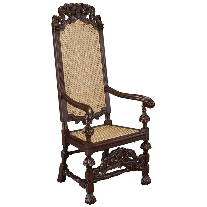 WILLIAM AND MARY ARM CHAIR