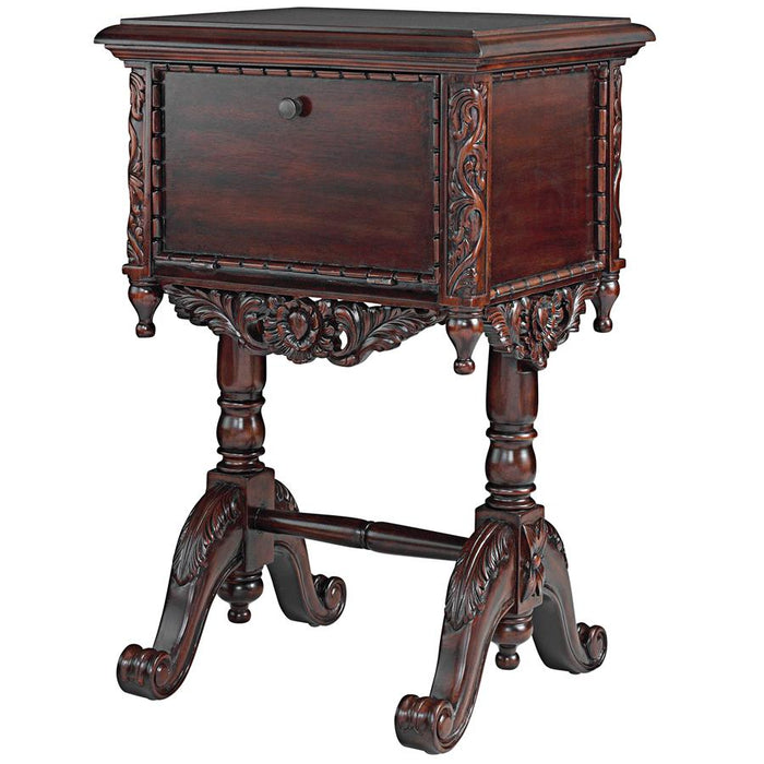 LADY REBECCA VICTORIAN BEDSIDE TABLE
