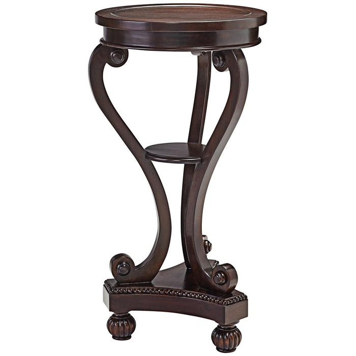 ROUND BOW SIDE TABLE