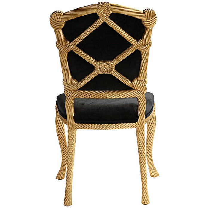 S/2 CHATEAU ROPE AND TASSEL CHAIRS
