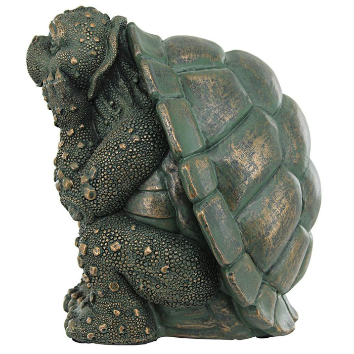 THE THINKER TURTLE STATUE