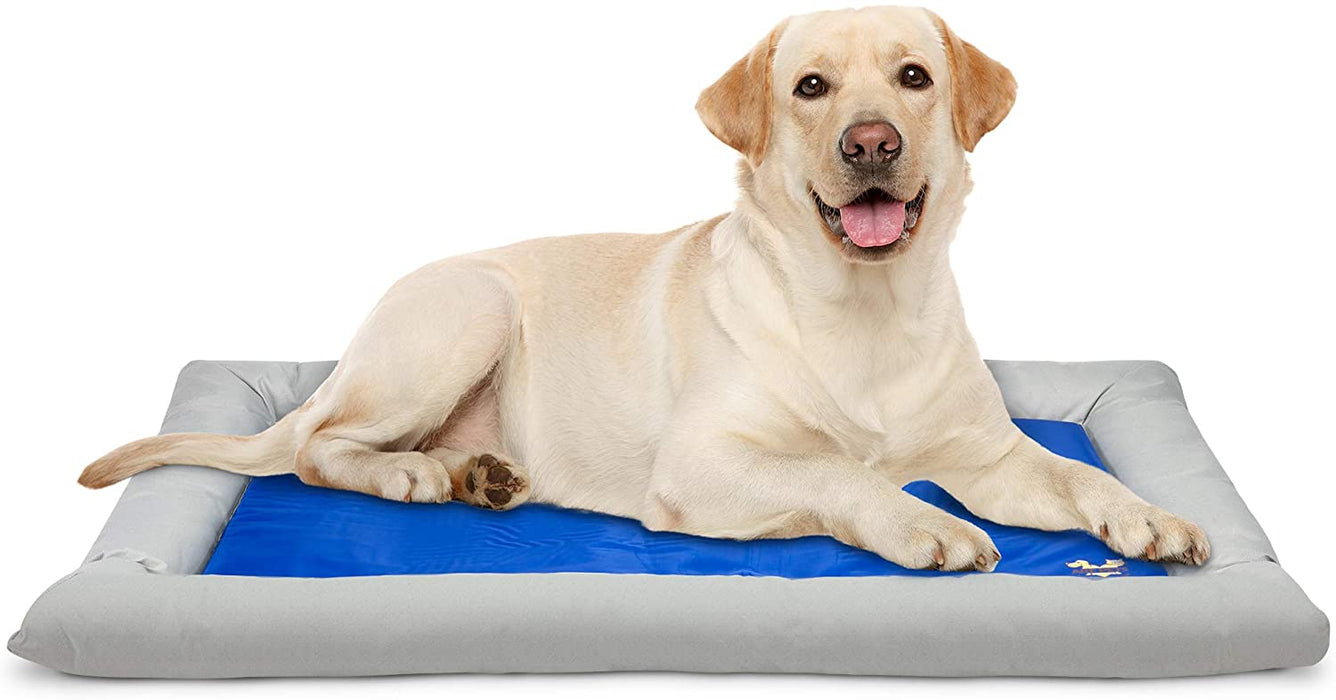 Dog Self Cooling Bed Pet Bed, Solid Gel Based Self Cooling Mat for Pets - Large