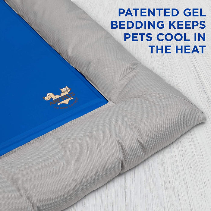 Dog Self Cooling Bed Pet Bed, Solid Gel Based Self Cooling Mat for Pets - Large