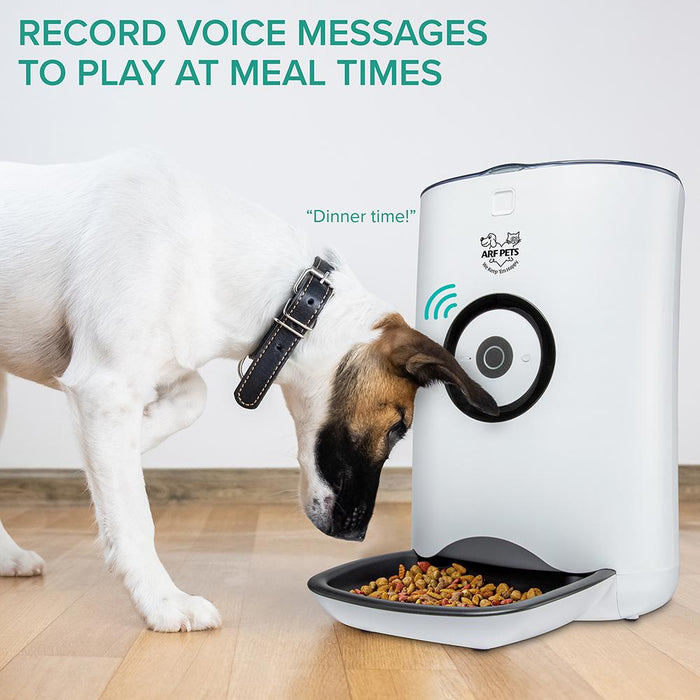 Smart Automatic Pet Feeder With Wi-Fi Programmable Food Dispenser For Dogs & Cats