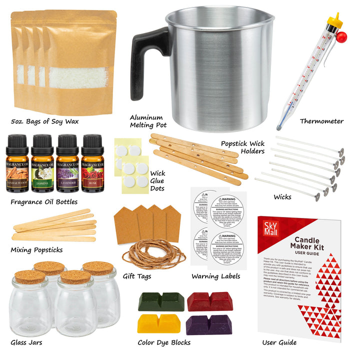 Candle Making Kit, DIY Candle Maker Set, Includes Wax Bags, 4