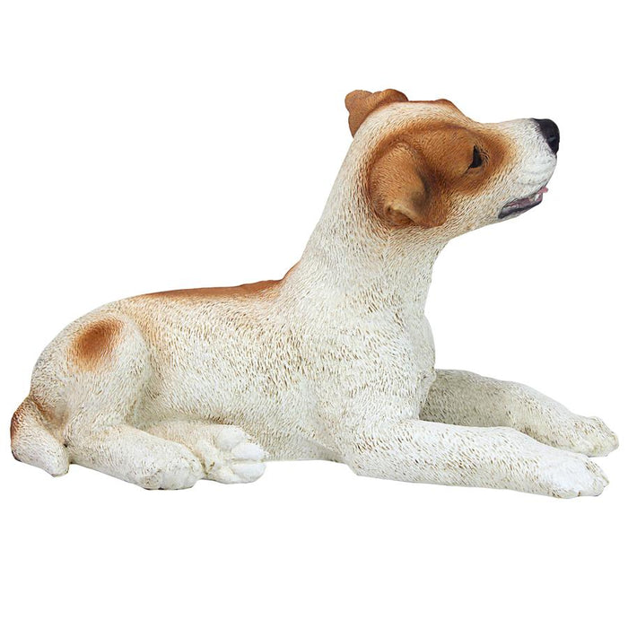 BROWN JACK RUSSELL PUPPY STATUE