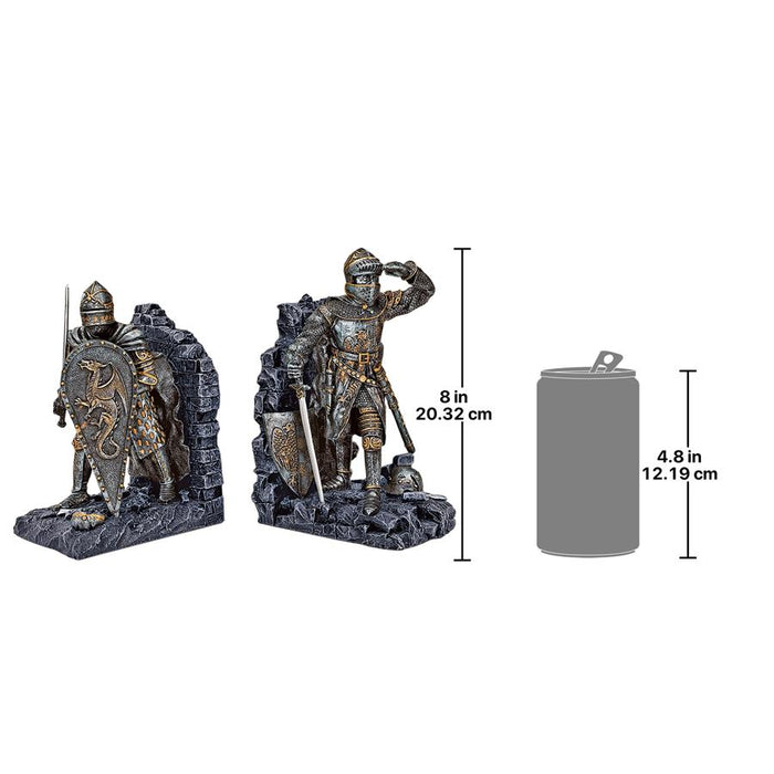 ARTHURIAN KNIGHT BOOKENDS