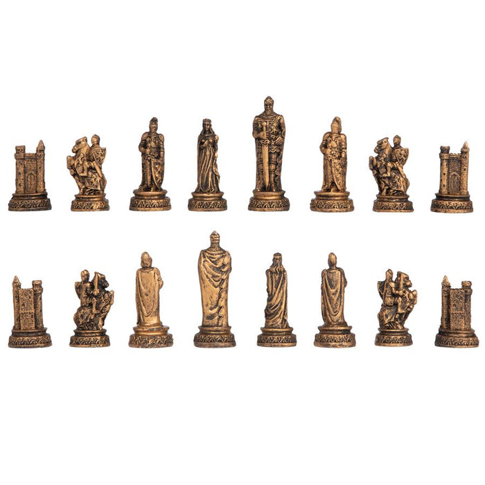 RESIN KNIGHTS MORTAL CONFLICT CHESS PIECES