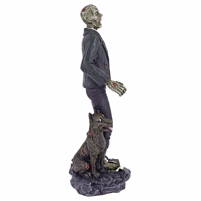 ZOMBIE WITH WOLF STATUE