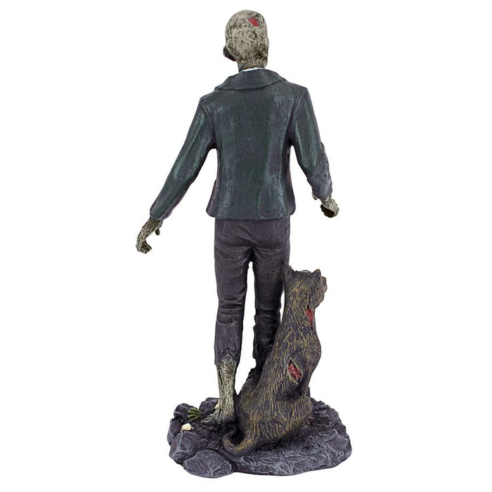 ZOMBIE WITH WOLF STATUE