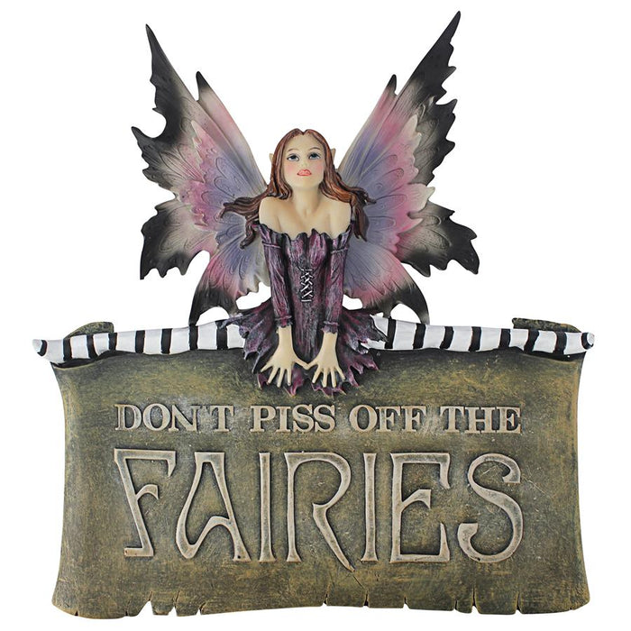 DONT PISS OFF THE FAIRIES PLAQUE